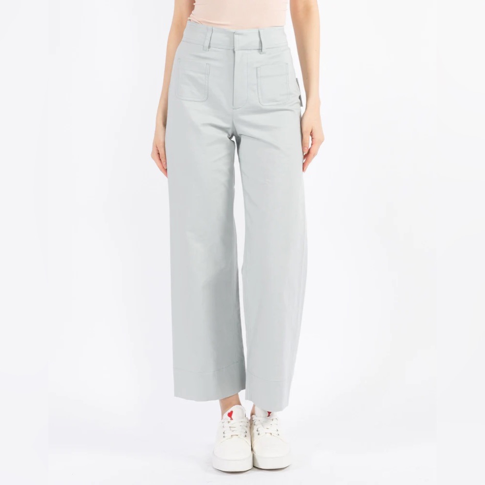 The Scriptchiara Wide Leg Pants In Pistachio